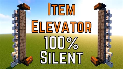 minecraft how to build an elevator